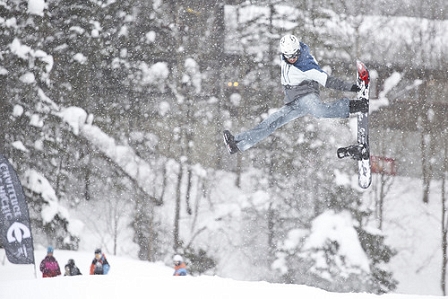 Terje Haakonsen macht einen One-Foot